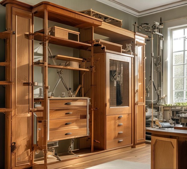全屋定制家具,木工机械设备与衣柜橱柜的完美融合